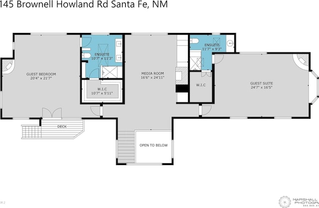 145 Brownell Howland, Santa Fe, NM 87501 - room layout