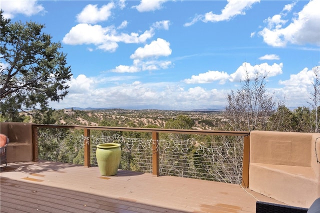 145 Brownell Howland, Santa Fe, NM 87501 - view of wooden deck