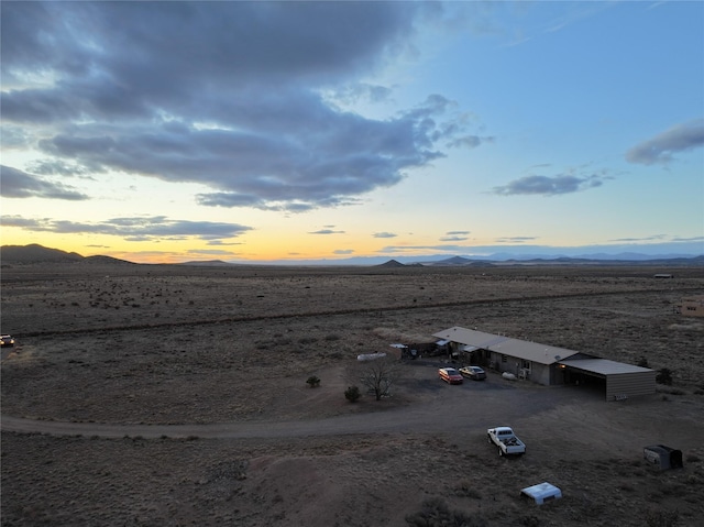 property view of mountains with view of desert