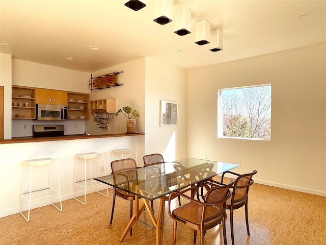 view of dining room