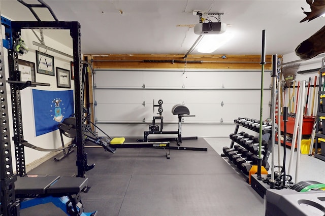 view of workout room