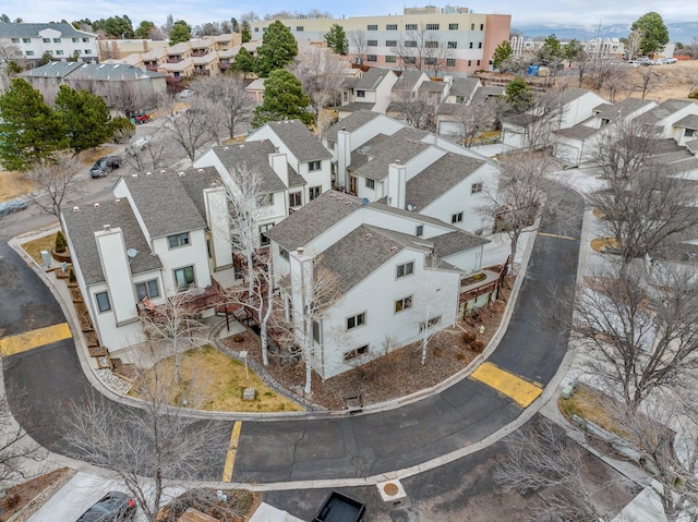 birds eye view of property featuring a residential view