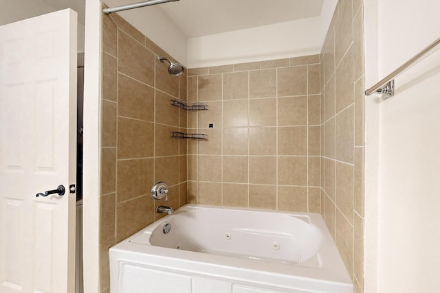 full bathroom featuring a combined bath / shower with jetted tub