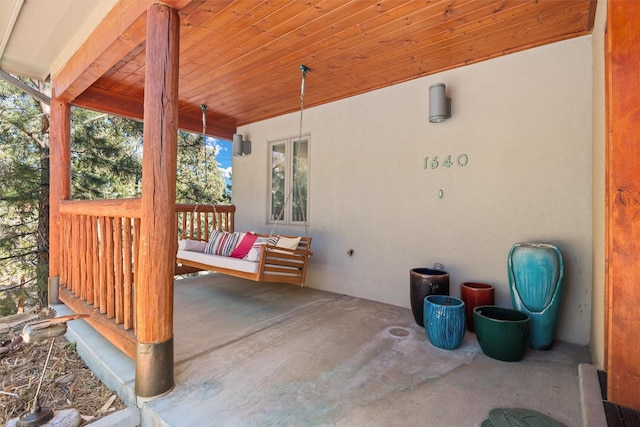 view of patio