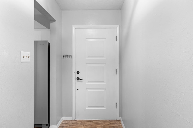 entryway with baseboards