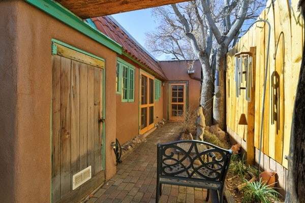 220 Irvine Unit B, Santa Fe, NM 87501 - view of patio