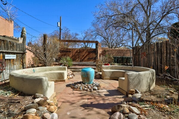 220 Irvine Unit B, Santa Fe, NM 87501 - view of patio
