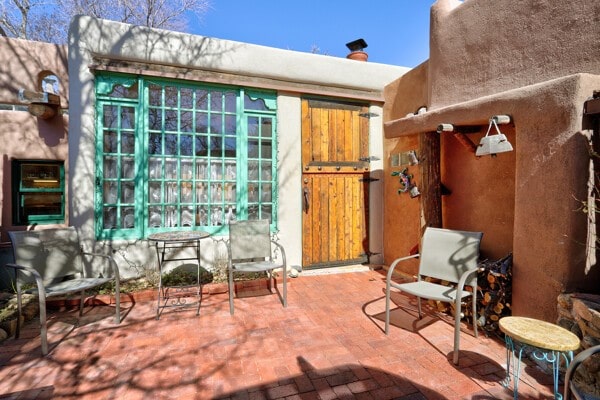 220 Irvine Unit B, Santa Fe, NM 87501 - view of patio / terrace