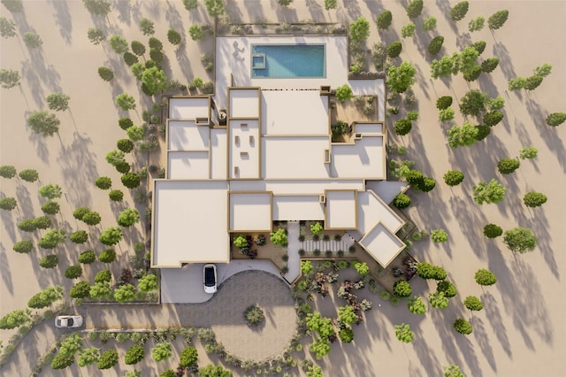 298 Brownell Howland, Santa Fe, NM 87501 - aerial view