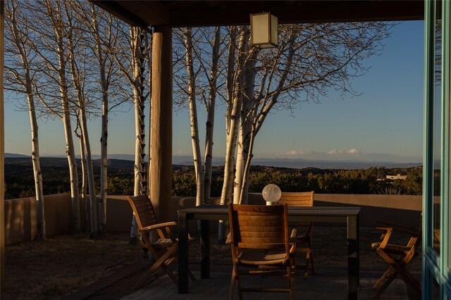 view of patio / terrace with outdoor dining area