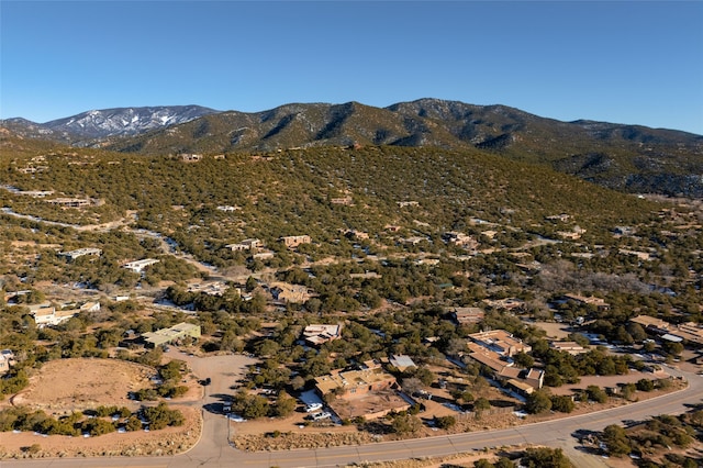 exterior space with a mountain view