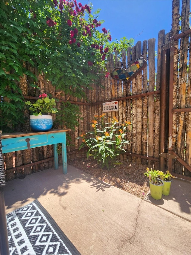 view of patio