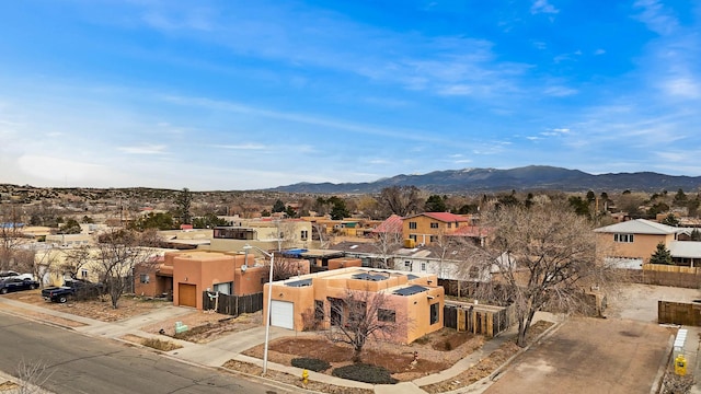 mountain view featuring a residential view