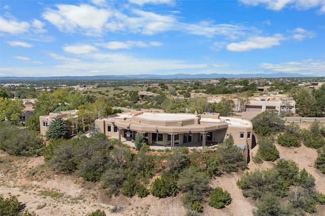 aerial view featuring a mountain view