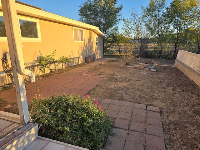 view of patio with fence