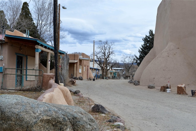 view of street featuring street lights