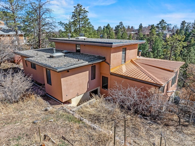 view of property exterior featuring stucco siding