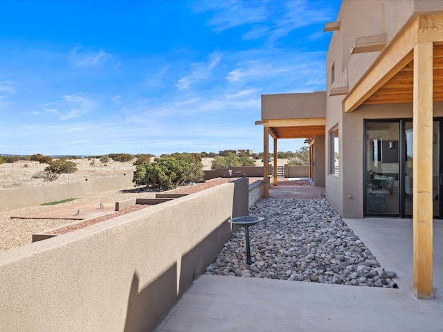 view of patio / terrace featuring a fenced backyard