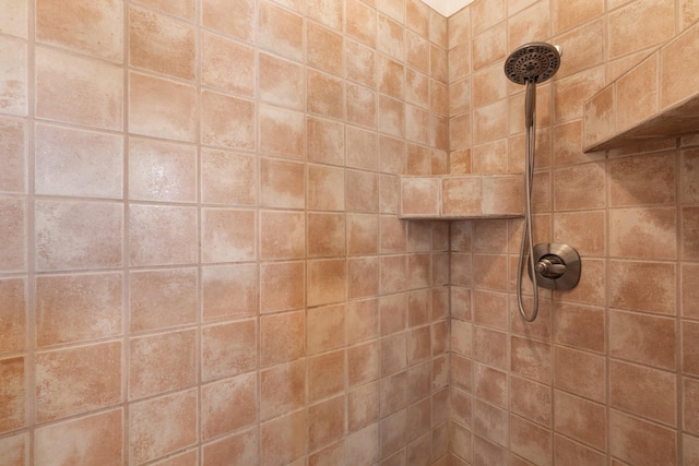 details featuring tiled shower