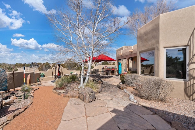 view of patio / terrace with a fenced backyard