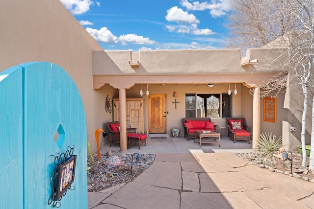 view of patio / terrace featuring outdoor lounge area