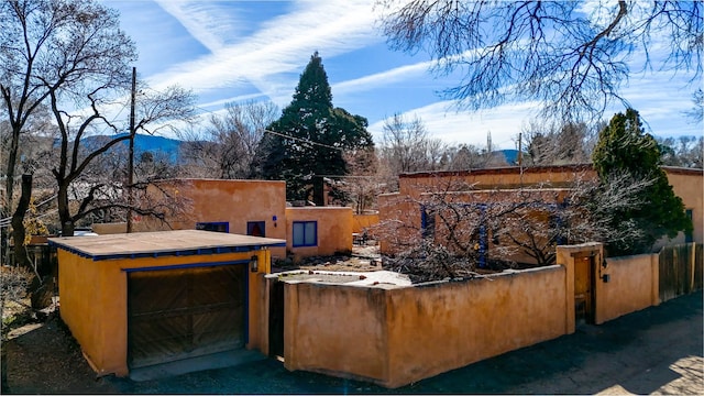 view of patio / terrace featuring fence