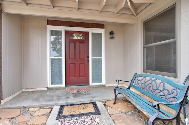 view of entrance to property