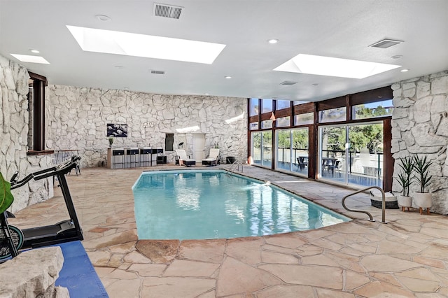 view of indoor pool