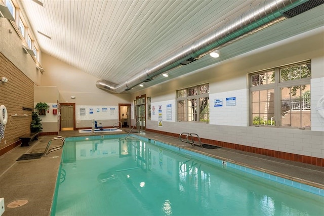 community pool with a sink