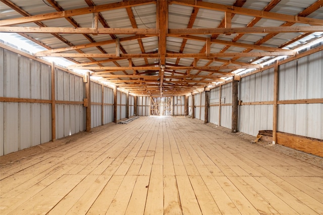 view of horse barn