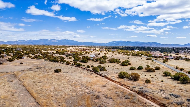 property view of mountains featuring a desert view