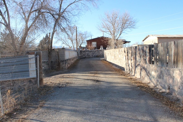 view of road