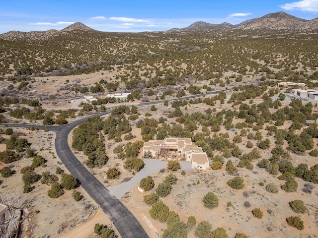 property view of mountains with a desert view