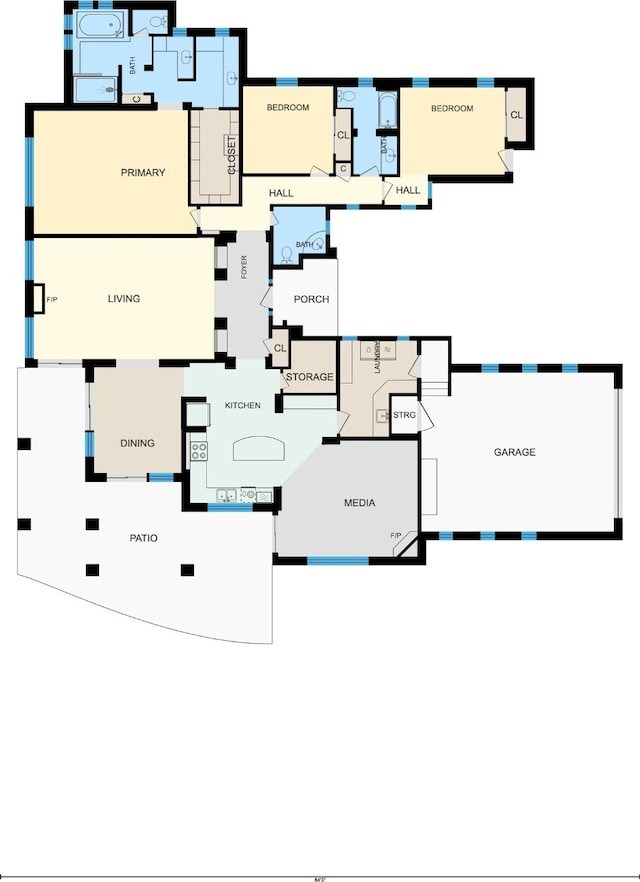 570 Via Arista, Santa Fe, NM 87506 - floor plan