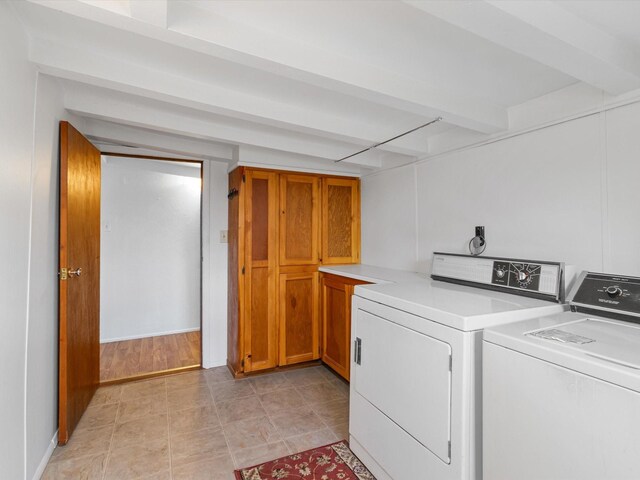 902 Calle Loma, Espanola, NM 87532 - laundry room with cabinet space and washer and clothes dryer
