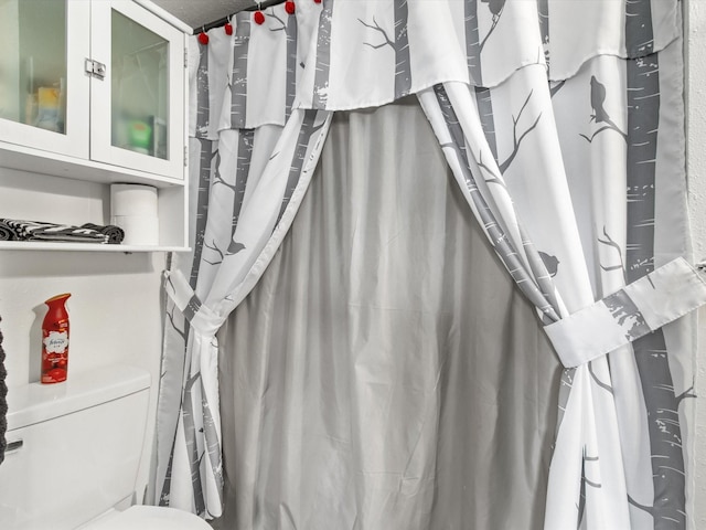 full bathroom with toilet