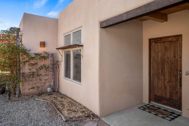 778 Camino Francisca, Santa Fe, NM 87506 - entrance to property featuring stucco siding