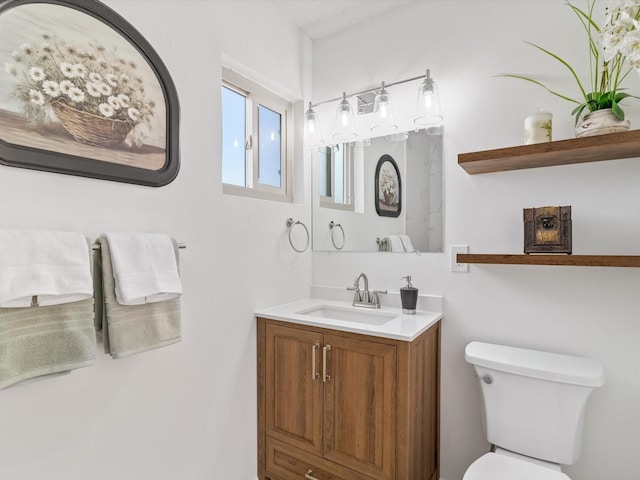 2606 Alamosa Dr, Santa Fe, NM 87505 - bathroom with toilet and vanity
