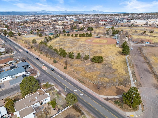 2606 Alamosa Dr, Santa Fe, NM 87505 - aerial view with a mountain view
