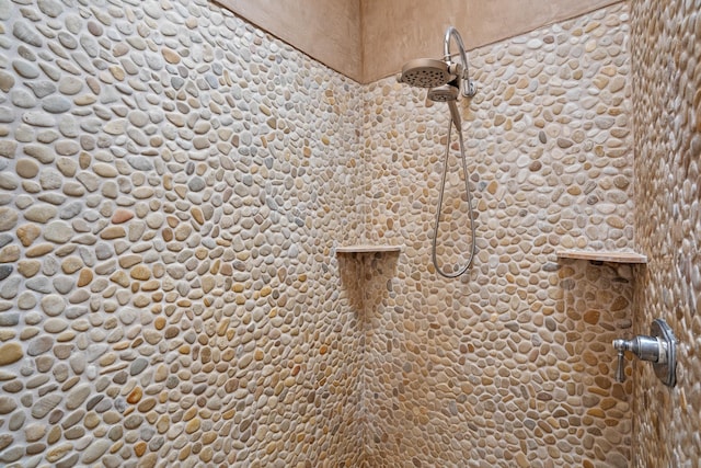 75A Camino Chupadero, Santa Fe, NM 87506 - exterior details with a tile shower