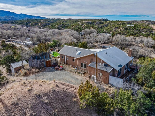 75A Camino Chupadero, Santa Fe, NM 87506 - bird's eye view with a mountain view
