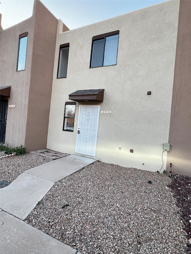 1666 Calle De Oriente Norte, Santa Fe, NM 87507 - view of front of home with stucco siding