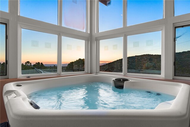 6 Overlook Rd, Santa Fe, NM 87505 - interior space with a hot tub