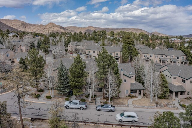 mountain view featuring a residential view