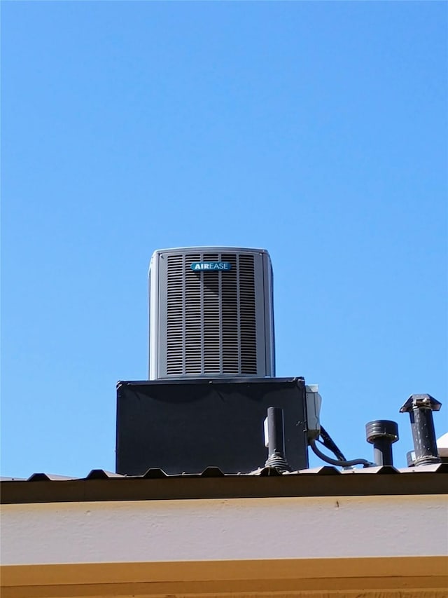 exterior details with central air condition unit