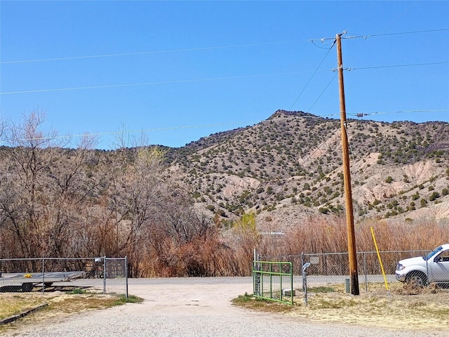 view of mountain feature