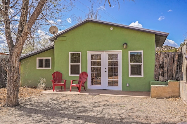 3112 Nm 14, Cerrillos, NM 87010 - back of house with stucco siding and fence