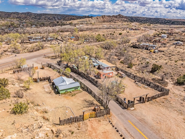 3112 Nm 14, Cerrillos, NM 87010 - bird's eye view with a mountain view, a rural view, and view of desert