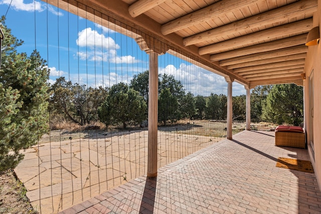 view of patio