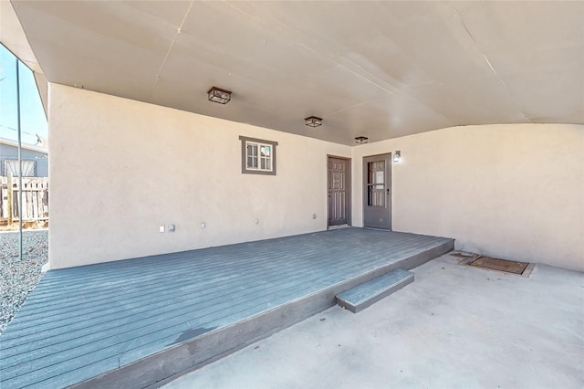 view of patio / terrace featuring a deck